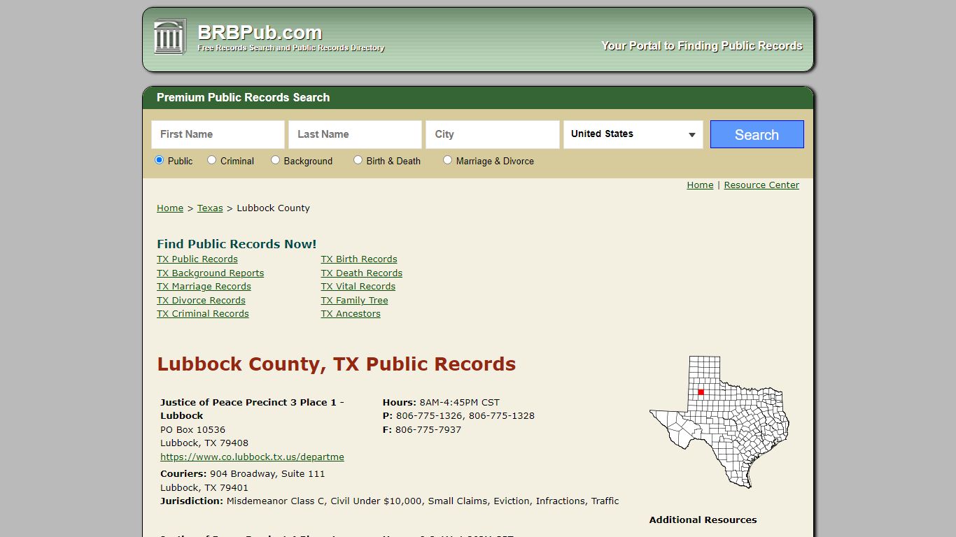 Lubbock County Public Records | Search Texas Government ...